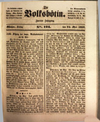 Die Volksbötin Freitag 24. Mai 1850