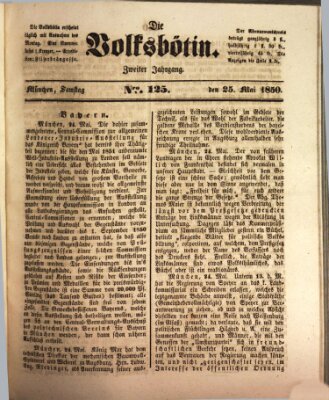 Die Volksbötin Samstag 25. Mai 1850