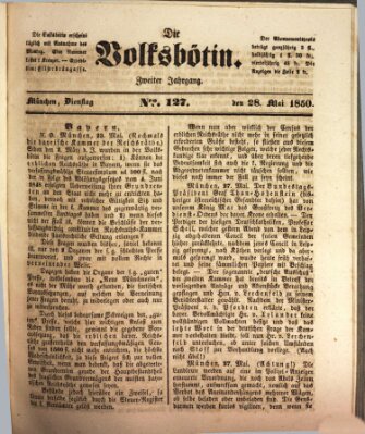 Die Volksbötin Dienstag 28. Mai 1850