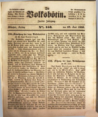 Die Volksbötin Freitag 28. Juni 1850