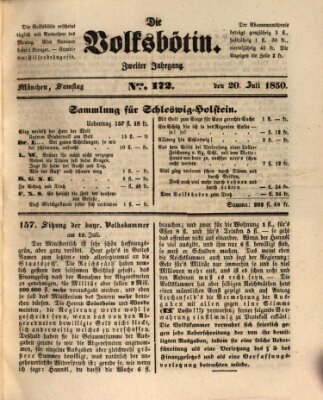 Die Volksbötin Samstag 20. Juli 1850