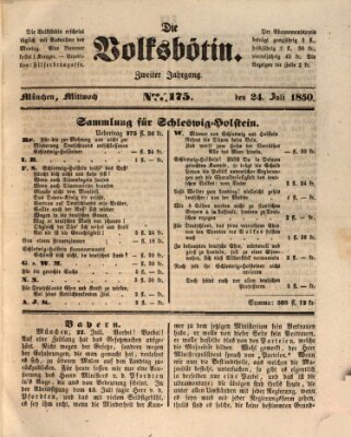 Die Volksbötin Mittwoch 24. Juli 1850