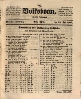 Die Volksbötin Donnerstag 25. Juli 1850