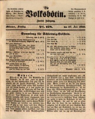 Die Volksbötin Samstag 27. Juli 1850