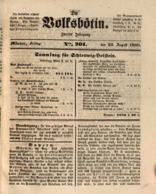 Die Volksbötin Freitag 23. August 1850