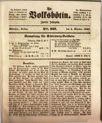 Die Volksbötin Freitag 4. Oktober 1850