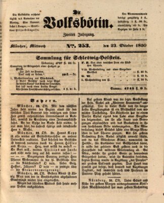 Die Volksbötin Mittwoch 23. Oktober 1850