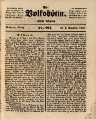 Die Volksbötin Freitag 8. November 1850