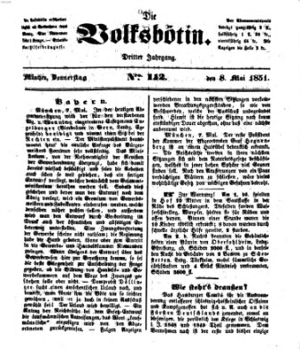 Die Volksbötin Donnerstag 8. Mai 1851