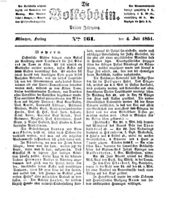 Die Volksbötin Freitag 4. Juli 1851