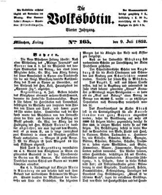 Die Volksbötin Freitag 9. Juli 1852