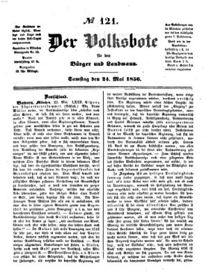 Der Volksbote für den Bürger und Landmann Samstag 24. Mai 1856