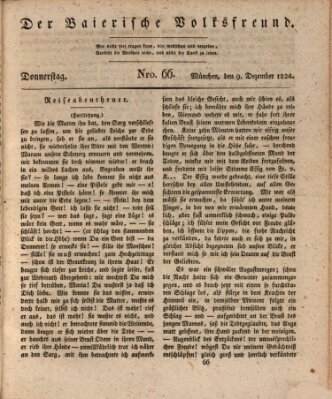 Der bayerische Volksfreund Donnerstag 9. Dezember 1824