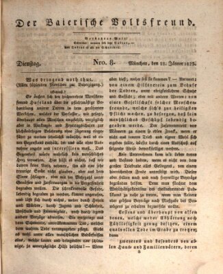 Der bayerische Volksfreund Dienstag 18. Januar 1825