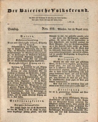 Der bayerische Volksfreund Dienstag 23. August 1825