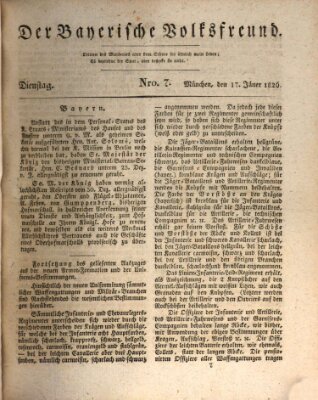 Der bayerische Volksfreund Dienstag 17. Januar 1826