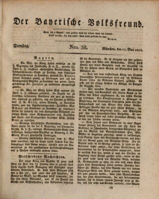 Der bayerische Volksfreund Dienstag 15. Mai 1827