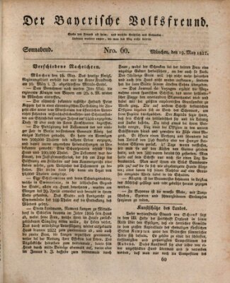 Der bayerische Volksfreund Samstag 19. Mai 1827