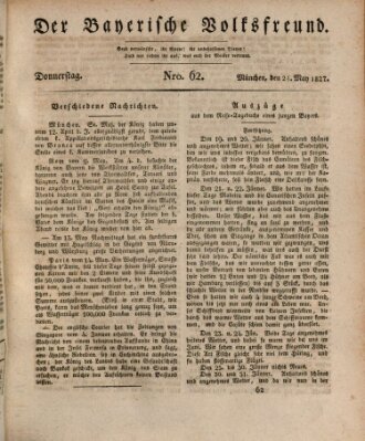 Der bayerische Volksfreund Donnerstag 24. Mai 1827