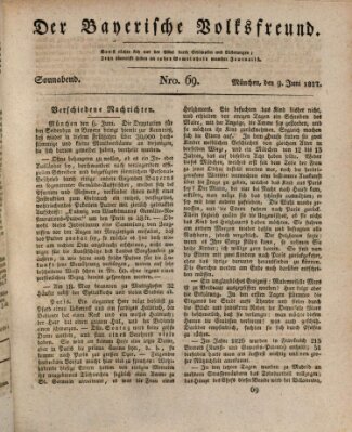 Der bayerische Volksfreund Samstag 9. Juni 1827