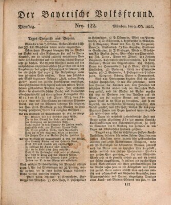 Der bayerische Volksfreund Dienstag 9. Oktober 1827