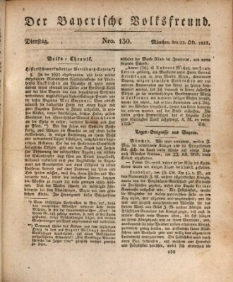 Der bayerische Volksfreund Dienstag 23. Oktober 1827