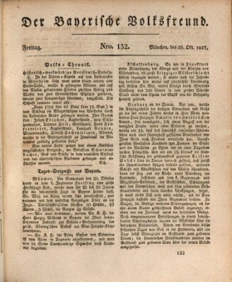 Der bayerische Volksfreund Freitag 26. Oktober 1827