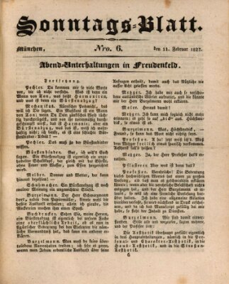 Der bayerische Volksfreund Sonntag 11. Februar 1827