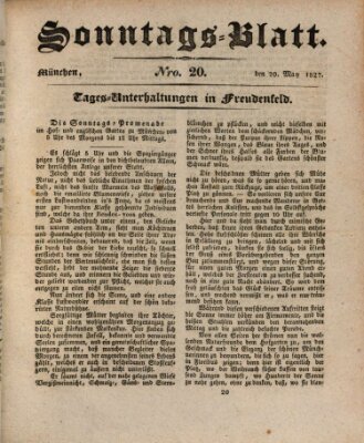 Der bayerische Volksfreund Sonntag 20. Mai 1827