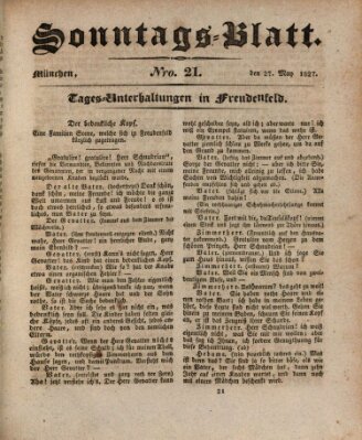 Der bayerische Volksfreund Sonntag 27. Mai 1827