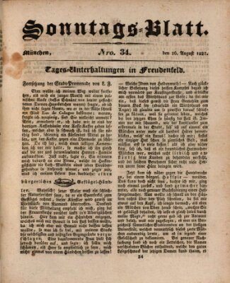 Der bayerische Volksfreund Sonntag 26. August 1827