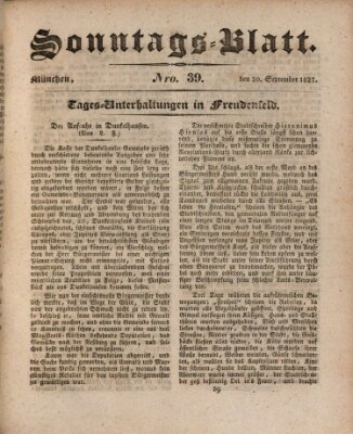 Der bayerische Volksfreund Sonntag 30. September 1827