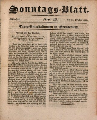 Der bayerische Volksfreund Sonntag 28. Oktober 1827