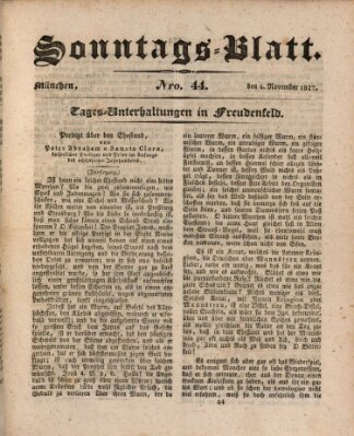 Der bayerische Volksfreund Sonntag 4. November 1827