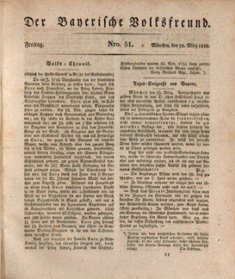 Der bayerische Volksfreund Freitag 28. März 1828