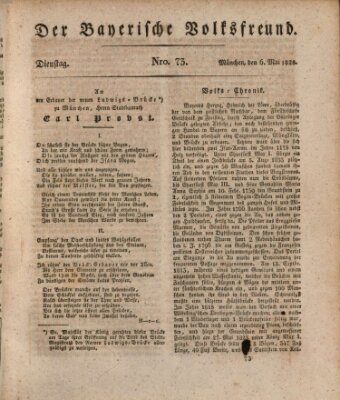 Der bayerische Volksfreund Dienstag 6. Mai 1828