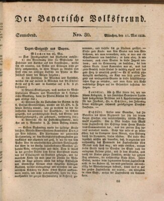 Der bayerische Volksfreund Samstag 17. Mai 1828