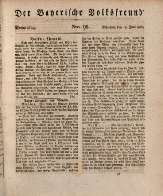 Der bayerische Volksfreund Donnerstag 19. Juni 1828