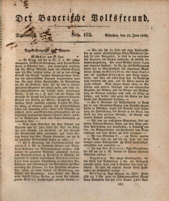 Der bayerische Volksfreund Donnerstag 26. Juni 1828