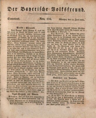 Der bayerische Volksfreund Samstag 28. Juni 1828