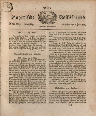 Der bayerische Volksfreund Dienstag 8. Juli 1828