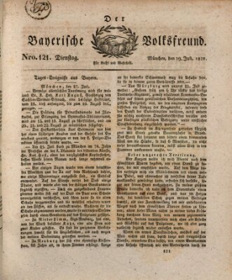 Der bayerische Volksfreund Dienstag 29. Juli 1828