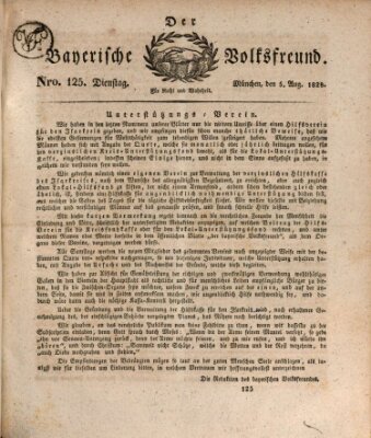 Der bayerische Volksfreund Dienstag 5. August 1828