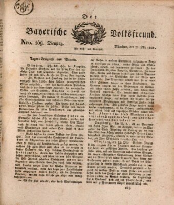 Der bayerische Volksfreund Dienstag 21. Oktober 1828