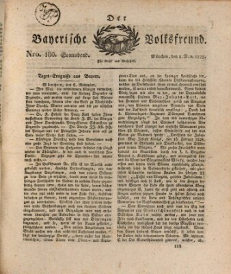 Der bayerische Volksfreund Samstag 8. November 1828