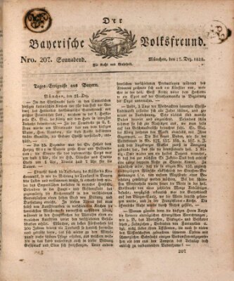 Der bayerische Volksfreund Samstag 27. Dezember 1828