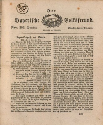 Der bayerische Volksfreund Dienstag 30. Dezember 1828