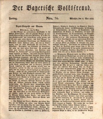 Der bayerische Volksfreund Freitag 8. Mai 1829