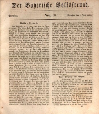 Der bayerische Volksfreund Dienstag 2. Juni 1829