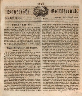 Der bayerische Volksfreund Freitag 7. August 1829